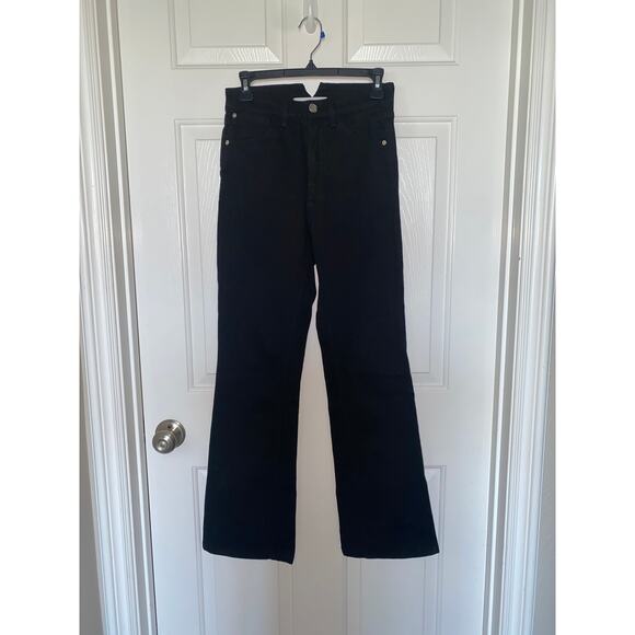 SPRWMN Micro Flare Pant Denim jeans  Black size 24 - Picture 1 of 5